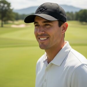 Callaway 2023 Heritage Twill Black Adjustable Golf Hat/Cap Black Mens​